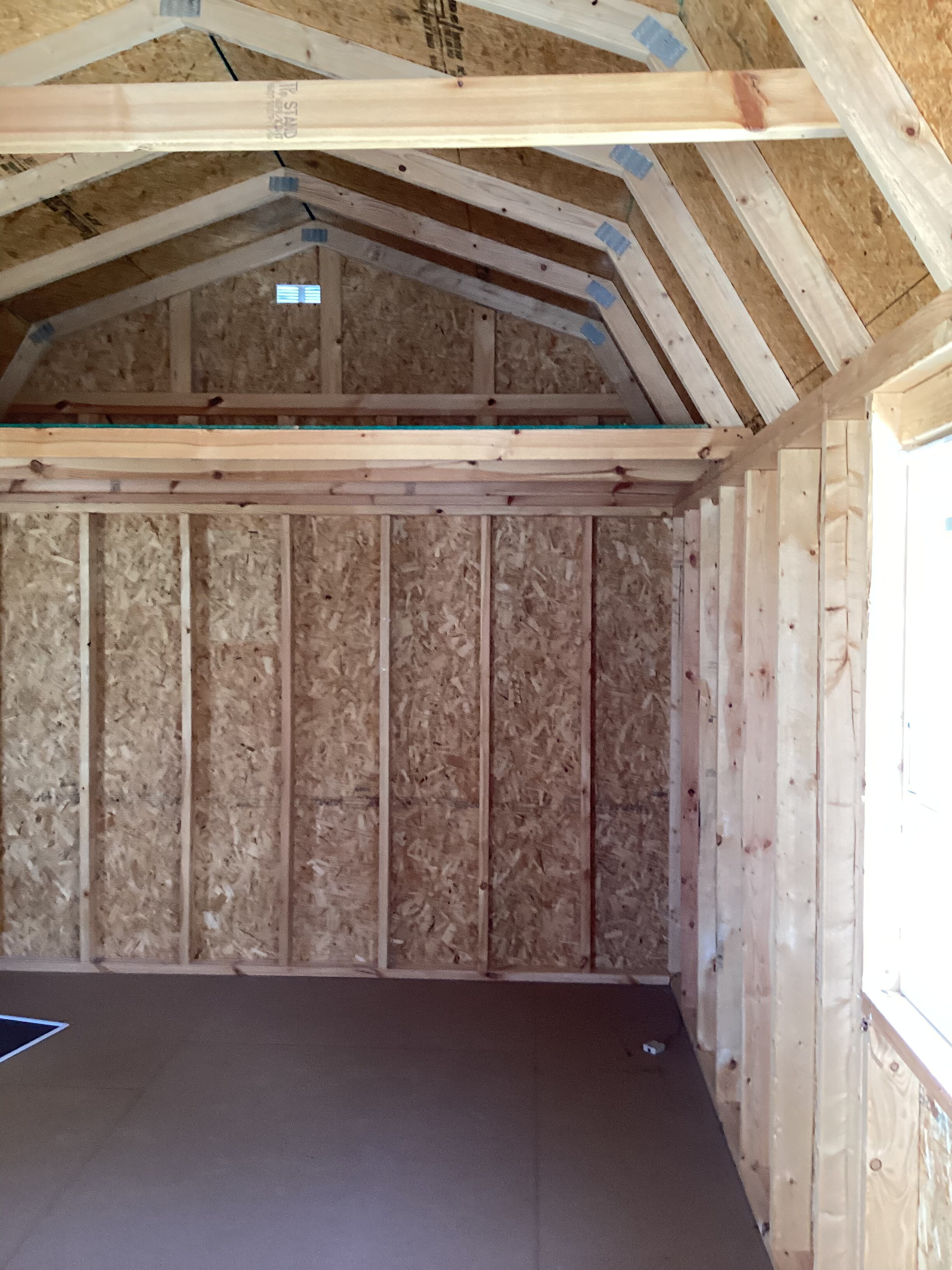 Lofted Barn Side Porch - 10x20